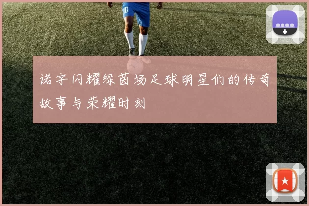 诺字闪耀绿茵场足球明星们的传奇故事与荣耀时刻